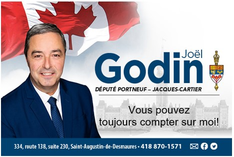 Joël Godin, député Portneuf-Jacques-Cartier